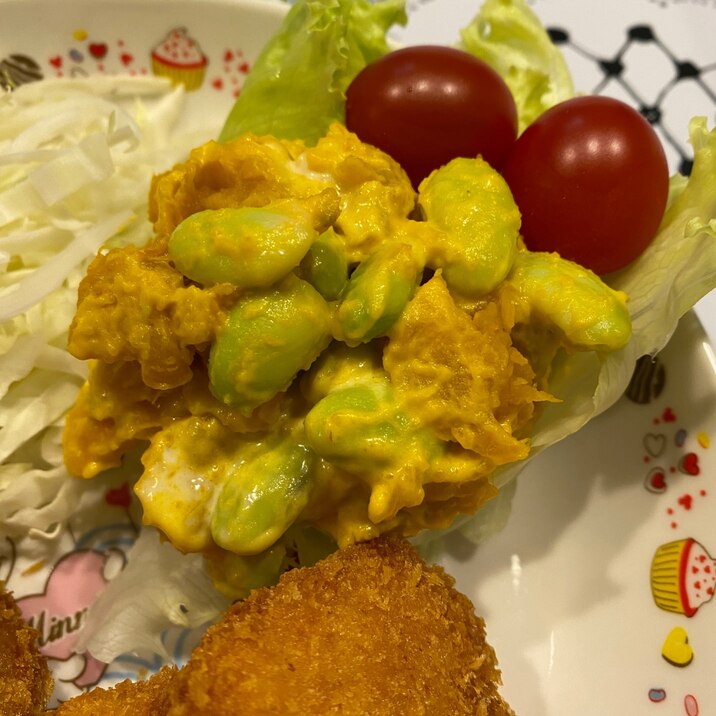 付け合せに!電子レンジだけで簡単かぼちゃサラダ